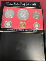 1978 US Proof set, 6 coins