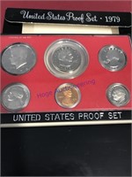 1979 US Proof set, 6 coins