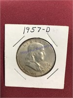 1957-D  Franklin Half Dollar
