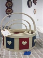 Heart baskets