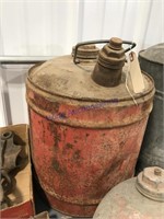 5-gal gas can, red