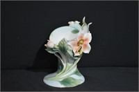 Franz Porcelain Candle Holder Bee & Apple