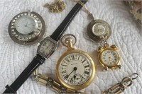 Westclox pocket watch, pendant watches