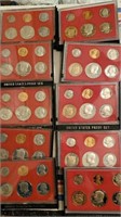 1981 & 1982 Proof sets, in plastic case
