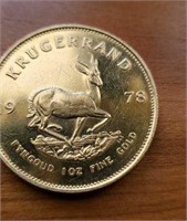 1978 South Africa Krugerrand Gold Coin