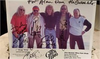 The Guess Who autographed poster, 8 X10,