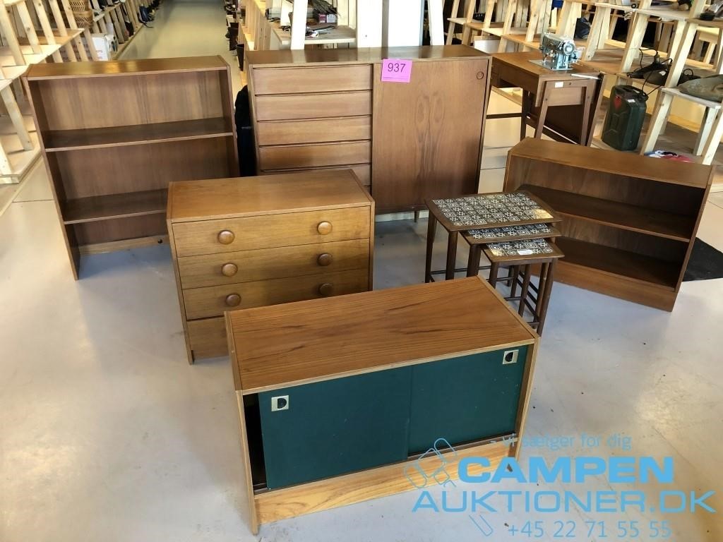 Bitterhed tom Recite Diverse møbler. | Campen Auktioner A/S