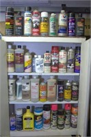 (39) cans or bottles and 3 cabinets to include