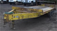 1987 Eager Beaver triple axle equip trlr,