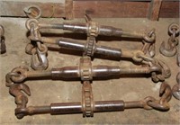 (4) ratcheting chain binders