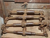 (4) ratcheting chain binders