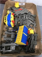 Lego battery powered train w/track