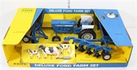 Deluxe Ford farm set, Ford 4600 tractor,