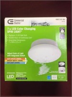LED Color Changing Spin Light
7in, Commercial