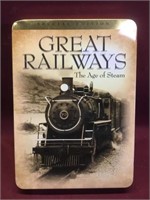 Great Railways special edition 
3 DVDs The Age