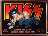 Kiss Concert Poster - Autographed Ted Nugent