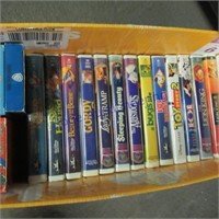 VHS tapes, some Disney Classics