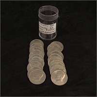 20 Centennial Kennedy Half Dollars in Plastic