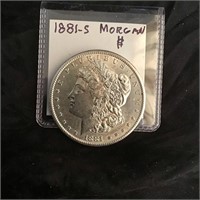 Morgan Silver Dollar 1881 S