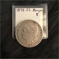 Morgan Silver Dollar 1878 CC Carson City