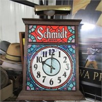 Schmidt beer light, works, 15 x 18