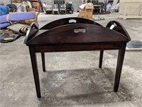 Hinged Oval Butler's Coffee Table with Handles