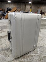 Zero Halliburton Aluminum Rolling Metal Suitcase