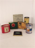 Vintage Metal tobacco tins