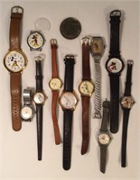 Disney watches and coin