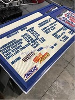 Pepsi menu boards, pair, 44 x 18
