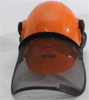 Stihl helmet with mesh face guard #6035-1