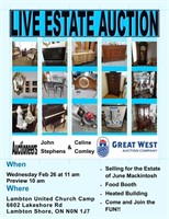 Live Estate Auction