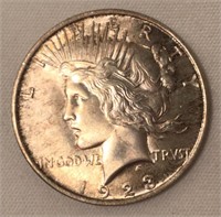 Peace dollar coin