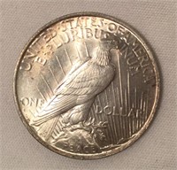 Peace dollar coin