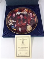 Elvis collectible plate