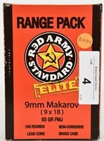 150 Rounds Red Army Standard Elite 9x18 Makarov