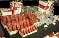 Over 50 pcs Cristal D' Arques France Masquerade