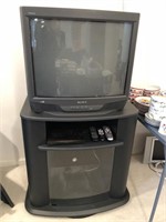 Sony Trinitron TV and Cabinet