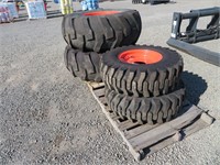 Full Set (4) Kubota Tractor Tires