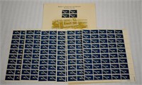Project Mercury Unused Full Sheets .4c Stamps