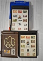3 Stamp Collecting Boxes
