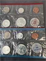 1962 P&D mint set, 90% silver, 10 coins