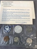 1965 Special mint set, 40% silver, 5 coins
