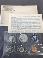 1965 Special mint set, 40% silver, 5 coins