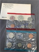 1970 P&D mint set, 40% silver, 10 coins