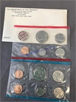 1972 P&D mint set, 11 coins