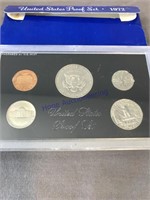 1972 US proof set, 5 coins