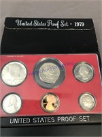 1979 US proof set, 5 coins