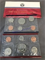 1987 P&D US Mint set, 10 coins