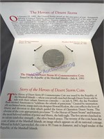 1991 Heroes of Desert Storm 5$ commemorative coin